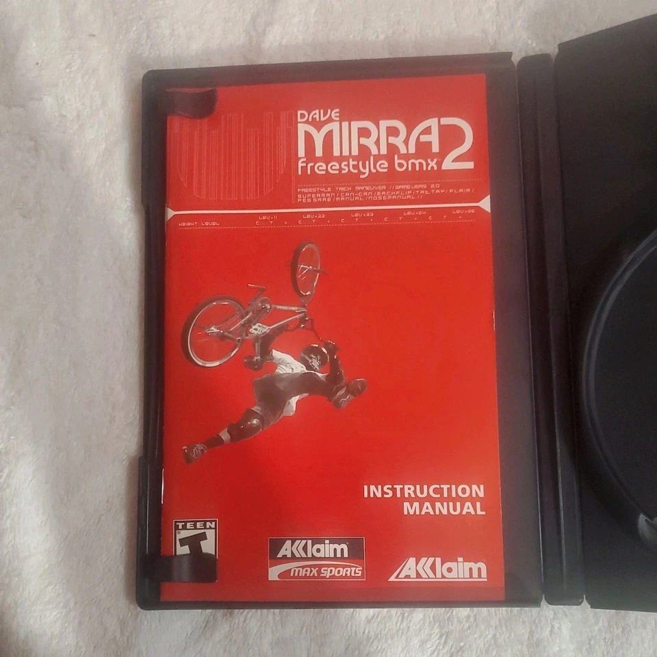 Dave Mirra Freestyle BMX 2 PS2 PlayStation 2 + Reg Card - Complete CIB - Image 3 of 4