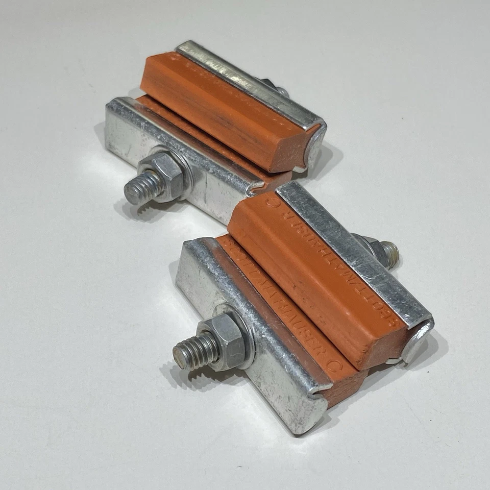 PASTILLAS DE FRENO VINTAGE SCOTT MATHAUSER C VIEJA ESCUELA BMX SALMÓN - APENAS USADAS Foto 2 de 4