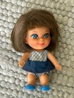 Vintage 1965 Mattel Liddle Kiddle Babe Biddle Doll with Shoes & Outfit