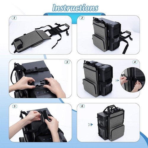 Computer Case Belt Holder Pocket for Keypad Cable Headphone Transporting - Photo 7/8