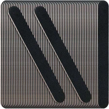 60 Pack Nail Files, Black 100/180 Grit Double Sides Emery Boards Nail File, Reus