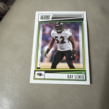 2022 PANINI SCORE RAY LEWIS BASE FOOTBALL CARD RAVENS NFL donruss topps fleer