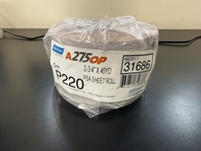 Norton 31686 A275op Sandpaper Grit P320 2-34 X 45 Yd Psa Sheet Roll