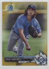 2017 Bowman Chrome Prospects Gold Refractor 15/50 Brent Honeywell #BCP186 x5u