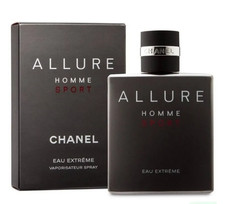 New Gift Allure Homme Sport EAU EXTREME EDP Spray For Men 3.4 oz 100ML Fast Ship