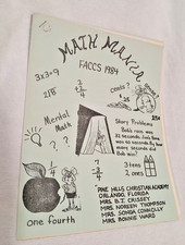 Christian Math Mania Packet Education Researc...