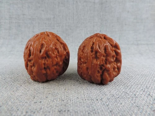 Pair of Old Cultural Walnut Antique Chinese Nature Walnut A