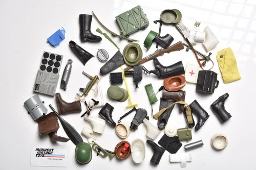 Lot (H) Vintage 1960s 12"  GI Joe Figures, Clothing & Accessories