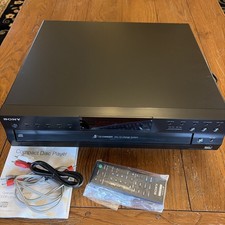 Sony 5 Disc CD Changer USB Recorder Player OEM Remote CDP-CE500 Tested Working