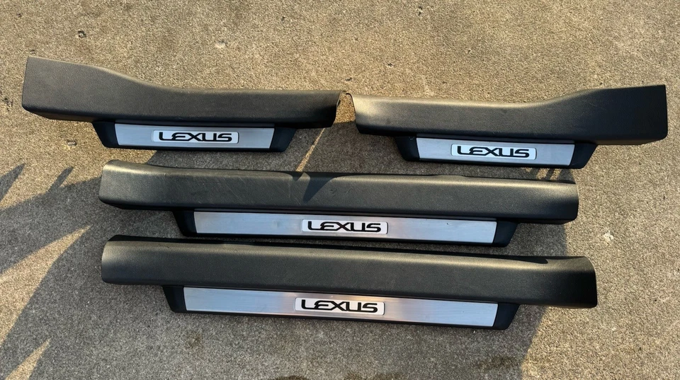 2013-2015 Lexus GS350 GS450h Front & Rear Door Sill Scuff Plate Set of 4!! PO18 - Image 2 of 4