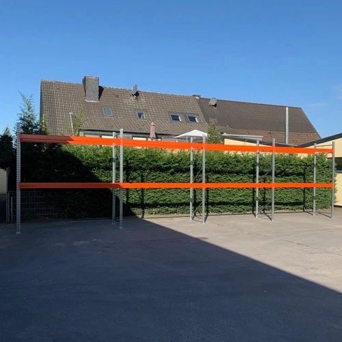 Palettenregal gebraucht, 3m x 5,7m x 1,1m HxBxT, Schwerlastregal Hochregal 1,5 t - Bild 2 von 4