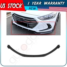 For 2017-2018 Hyundai Elantra Matte Black Front Bumper Lip Spoiler Cover