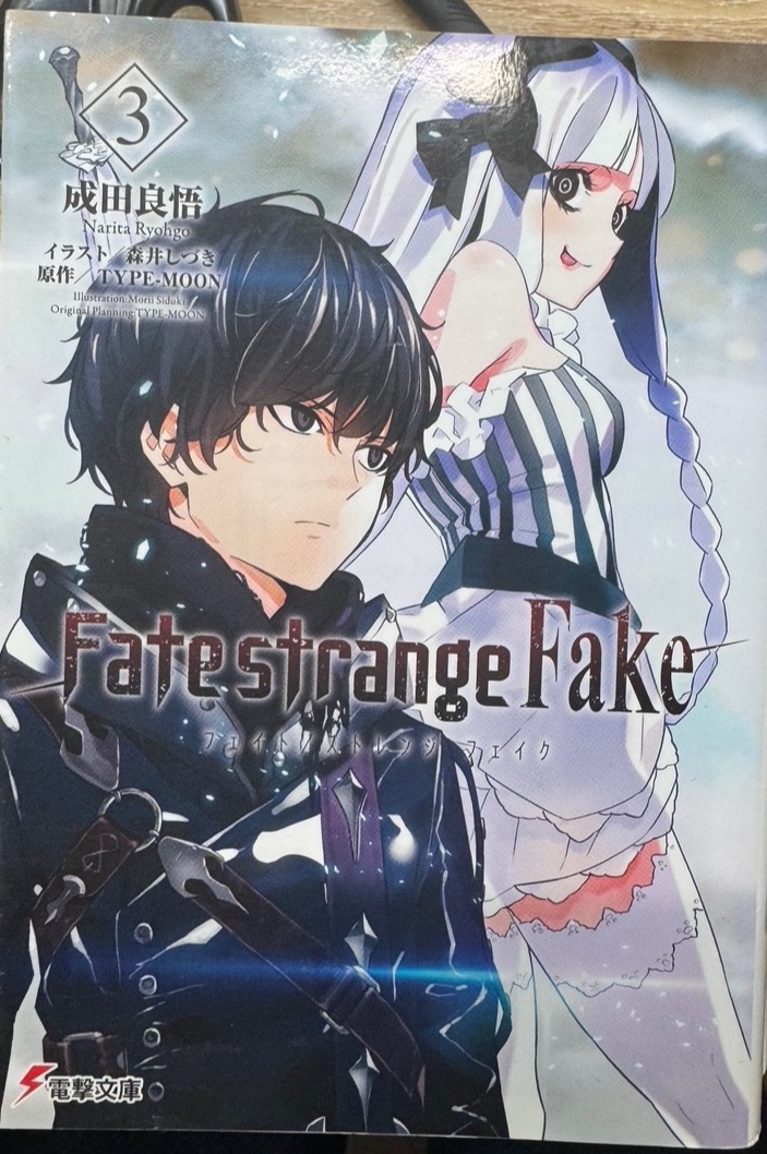 Fate/strange Fake Vol 1-9 Light Novel Japanese Book Ryohgo Narita