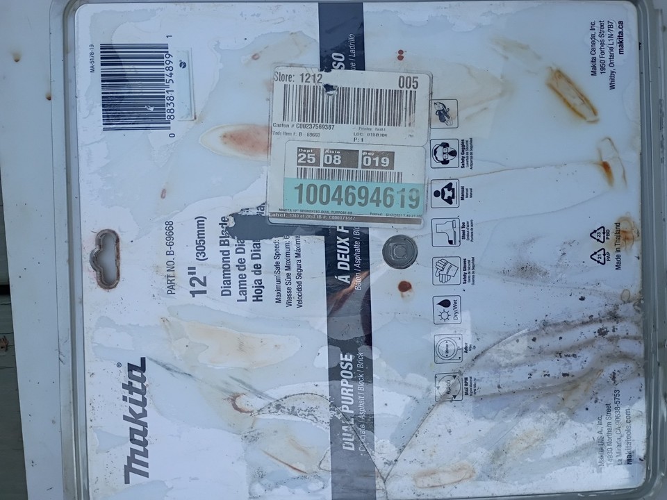 Makita 12 in Diamond Blade Segmented Rim Dual Purpose Model B-69668 | eBay