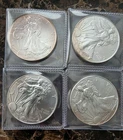 Lot Of 4-2018 $1 Silver American Eagles 1oz. Coins