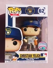 Funko Pop! MLB Milwaukee Brewers Christian Yelich #62 Away Jersey