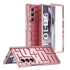 Stylish Hinge Protection Plating Case Glass Film for Samsung Galaxy Z Fold 7 6 4