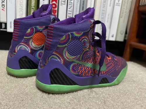 Nike Kobe 9 IX Elite Purple Venom GS Boy’s 6Y/Women’s 7.5 US [636602-500] - Picture 5 of 20