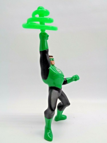 Green Lantern Spinner Action Figure Toy McDonalds plastic Toy WORKS DC Comic - Picture 5 of 6