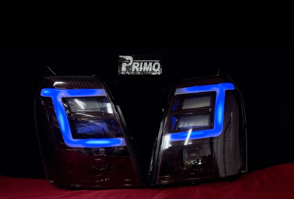 2007-2014 Cadillac Escalade фары цвет матч краска и RGB DRL многоцветный - Изображение 3 из 3