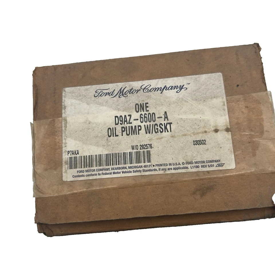 NUEVO 1980-1997 Ford F250 F350 5.8 Super Duty bomba de aceite y junta D9AZ-6600-A OEM Foto 2 de 4