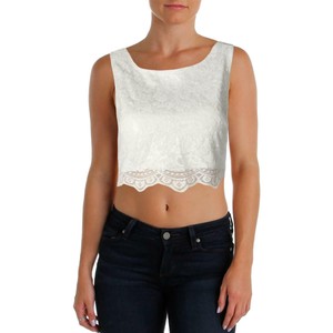 white glitter crop top