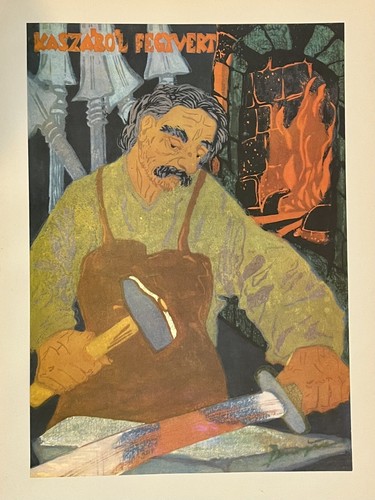 J. Domján 32 Coloured Woodcuts Corvina Budapest 1956 Cover Missing - Picture 6 of 12