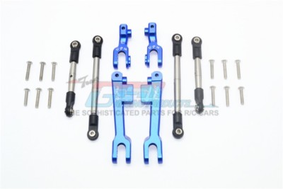 GPM Racing Aluminum Front & Rear Sway Bars & Links - For Traxxas UDR UDR312FRS-B