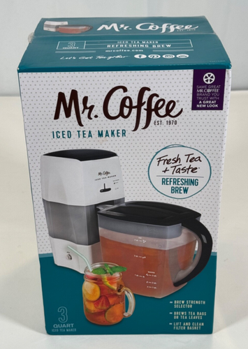 Mr. Coffee 3 Quart Iced Tea Maker TM75BK-1 New