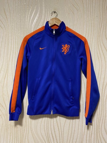 NETHERLANDS 2014 2015 N98 FOOTBALL SOCCER TRACK JACKET NIKE sz S MEN