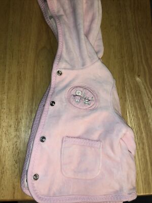 NWT Children's Place Girls' 3-6 Months Pink REVERSIBLE Soft Jacket