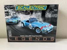 Scalextric LEGENDS Shelby Cobra 289 - 1964 Targa Florio Twin Pack 1/32 C4305A