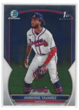 Ambioris Tavarez Bowman 1st Braves - 2023 Bowman - Chrome Prospects #BCP-33