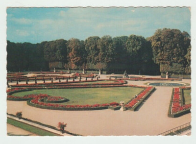 Le Chateau de Versailles Northern Gardens France Postcard P10