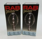 2PC RAB LMH400Z Metal Halide Lamp 400W Light Bulb ED28 40000 Lumens 20000hr Life