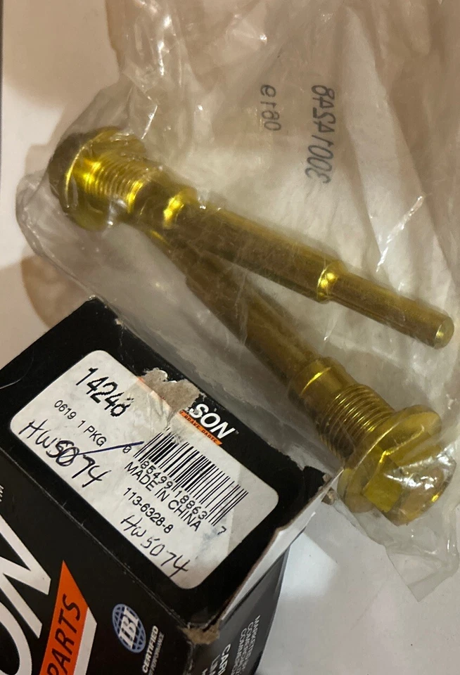 Kit de pasador guía de pinza de freno de disco Carlson 14248 - Bolsa nueva sellada - Stock antiguo Foto 4 de 4