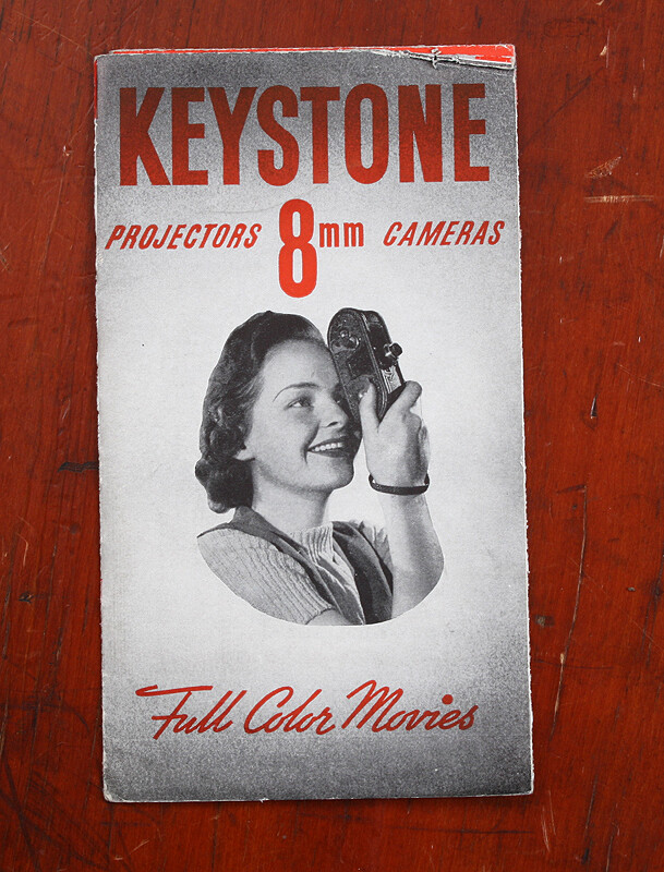 ポスター U KEYSTONE 8MM CAMERAS AND PROJECTORS FOLD-OUT BROCHURE, 1938