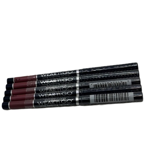 5 Pack Maybelline wear N go lip liner, Silvered Plum, 0.01 Oz - Picture 2 of 3