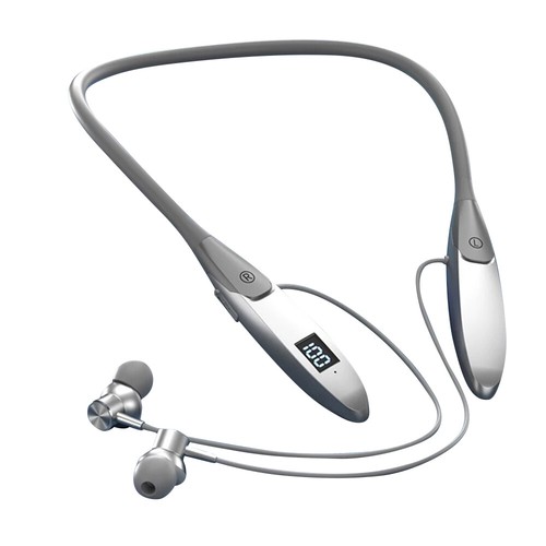 Wireless Bluetooth Neckband Headphones Mic Headset Stereo Earphone LED Display - Picture 23 of 25