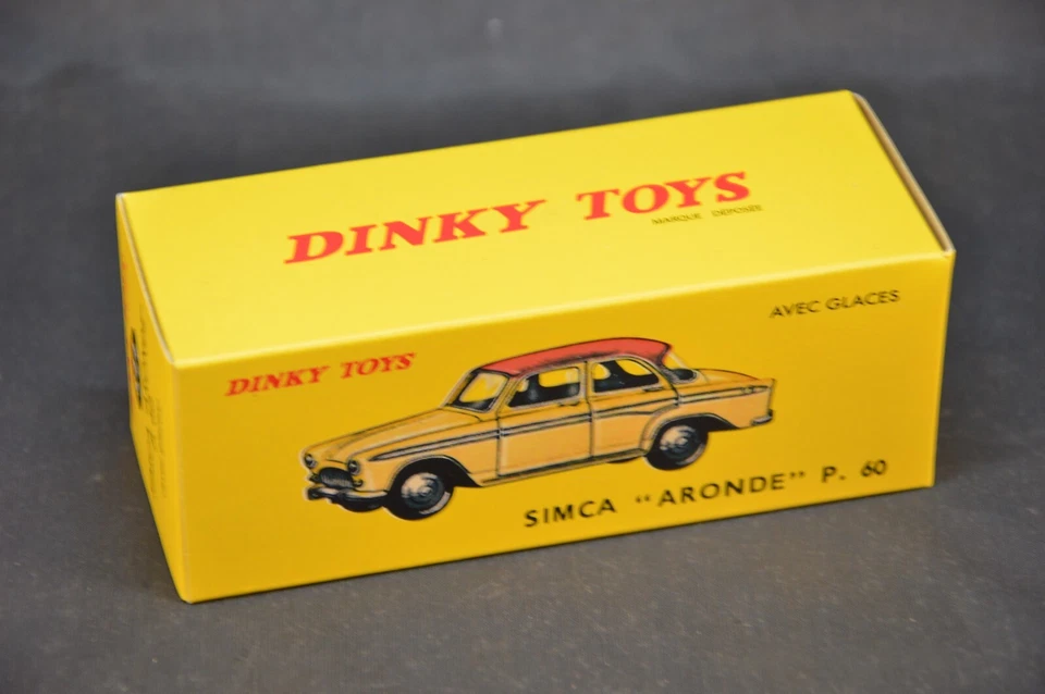 SIMCA ARONDE P 60 CON VETRI 1/43 DINKY TOYS 544 MINIATURES DEAGOSTINI DIE CAST - Immagine 2 di 2