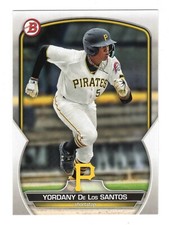 2023 Bowman Yordany De Los Santos BP-121 Prospects   Pittsburgh Pirates