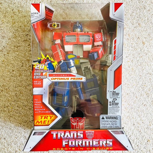 2003 Hasbro Transformers 20th Anniversary Optimus Prime Awesome Brand New ! - 第 9/10 張圖片