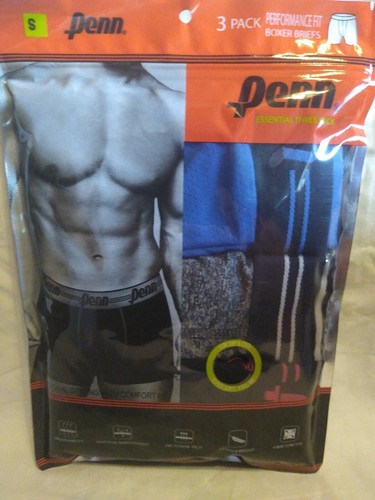 Penn Men’s 3 Pack Performance Fit Boxer Briefs Szs S, XL, XXL. Assorted Colors - Picture 8 of 11