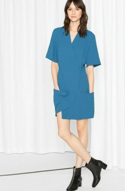 Wrap dress best sale and other stories