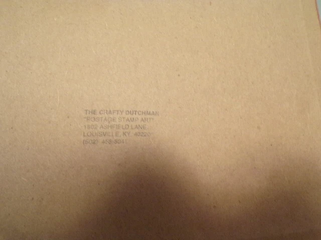 Arte de estampilla postal enmarcada de Mickey Mouse con sello de Walt Disney de 6 centavos 10 x 13 Foto 3 de 3