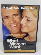 What Women Want DVD Movie 2001 Mel Gibson Helen Hunt Comedy Romance Rated PG-13