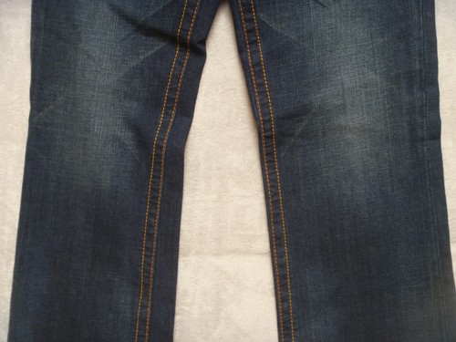 Neu mit Etikett Seven 7 Damenjeans Größe 15 32 dunkelblau Denim niedriger Bund Bootcut UVP 69 $ - Bild 3 von 11