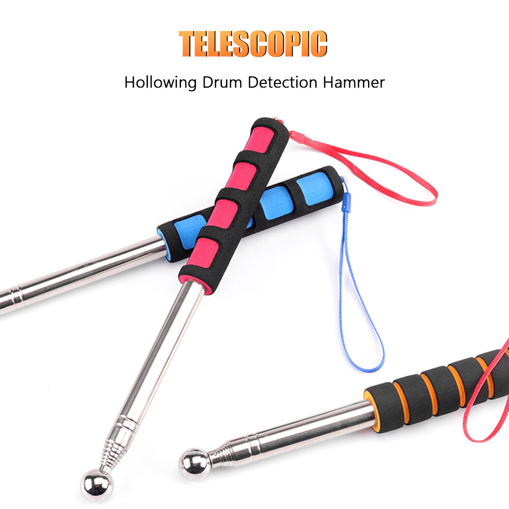 Telescopic Hollowing Drum Detection Hammer Tile Hollow Checker