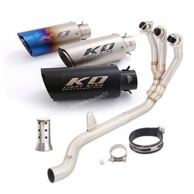 For Triumph Trident 660 Tiger 660 Whole System Exhaust Front Link Pipe Muffler