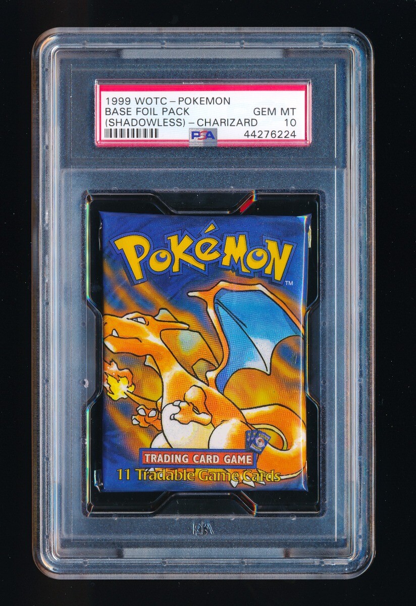 PSA 10 1999 POKEMON BASE SET SHADOWLESS CHARIZARD ART